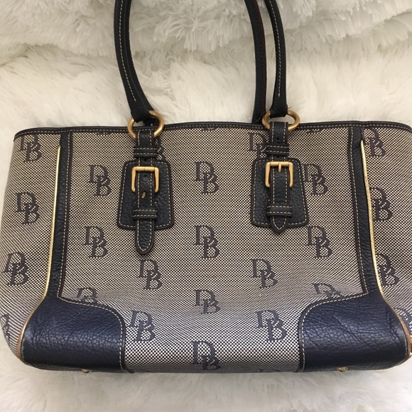 Vintage Dooney & Bourke monogram tote - Picture 4 of 8